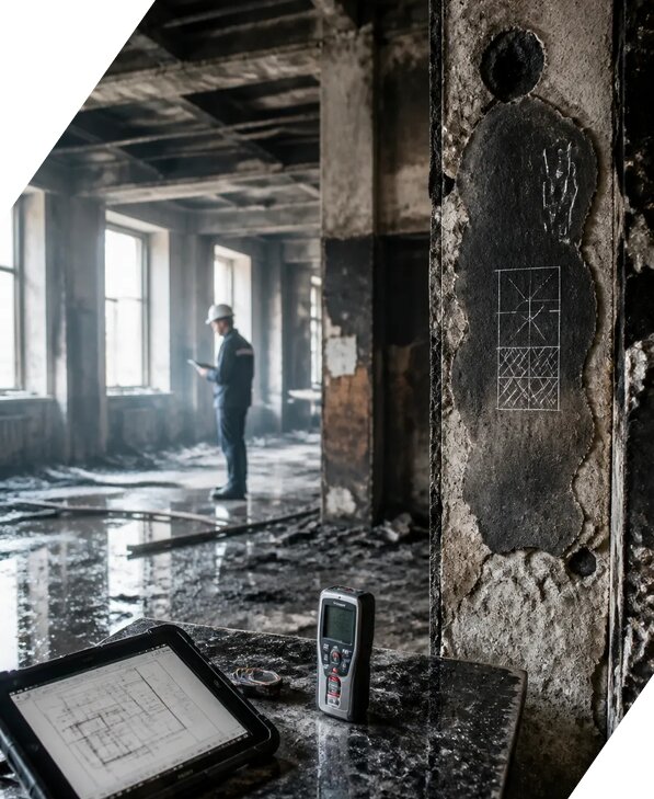 Обследование зданий после пожара в Балашове от 15254 р. | ЭкспертизаРоссия